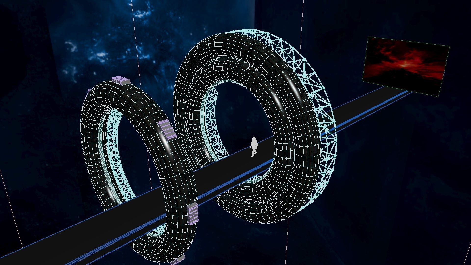 Space Bridge 3D model_18