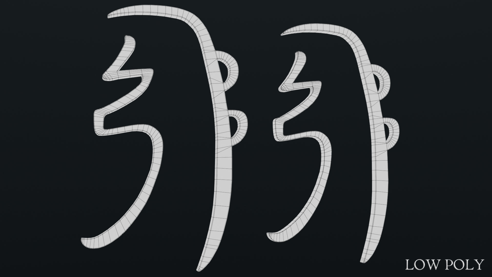 She He Ki Low-poly 3D model_68