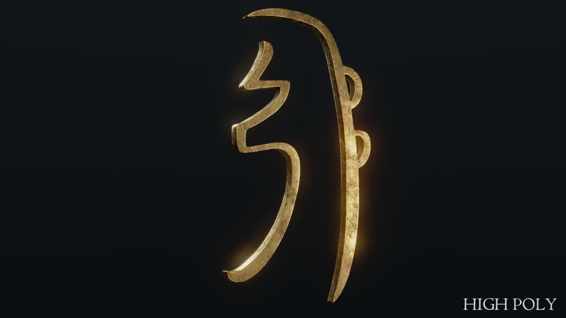 She He Ki Low-poly 3D model_9