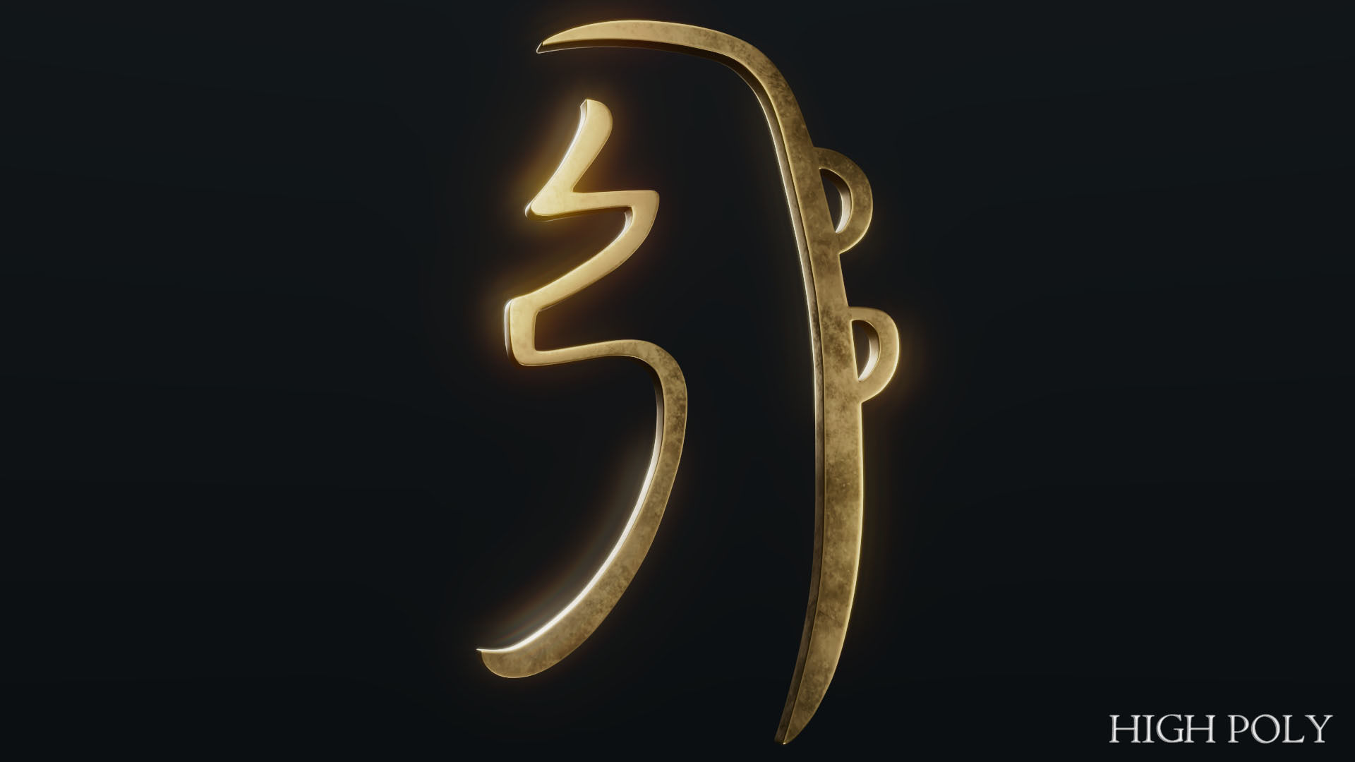 She He Ki Low-poly 3D model_4