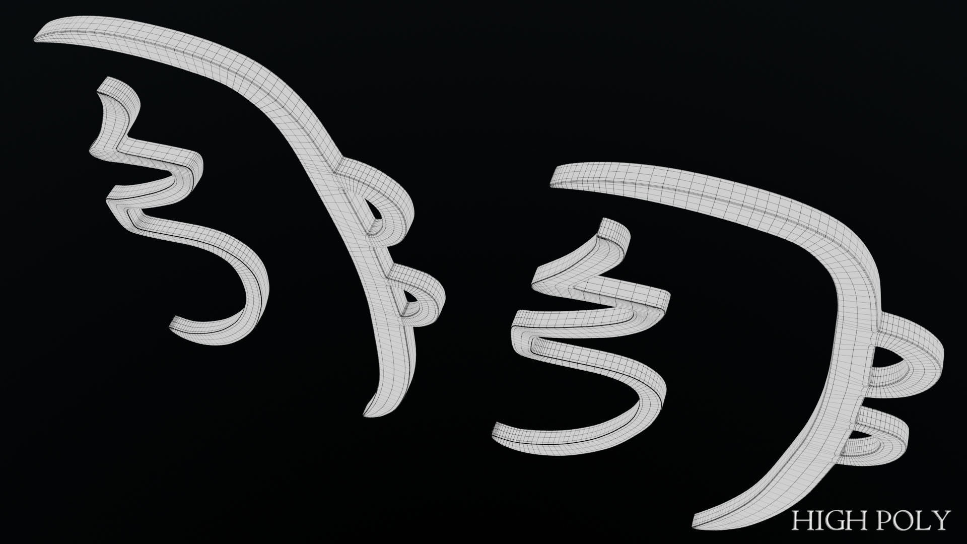 She He Ki Low-poly 3D model_62