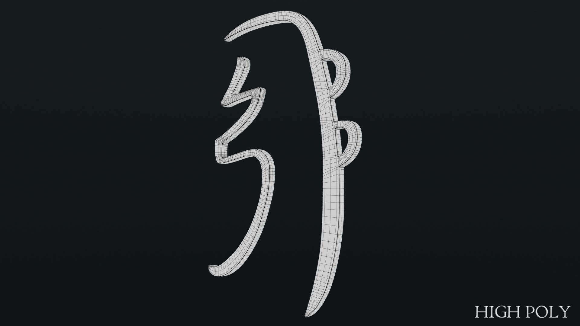 She He Ki Low-poly 3D model_20