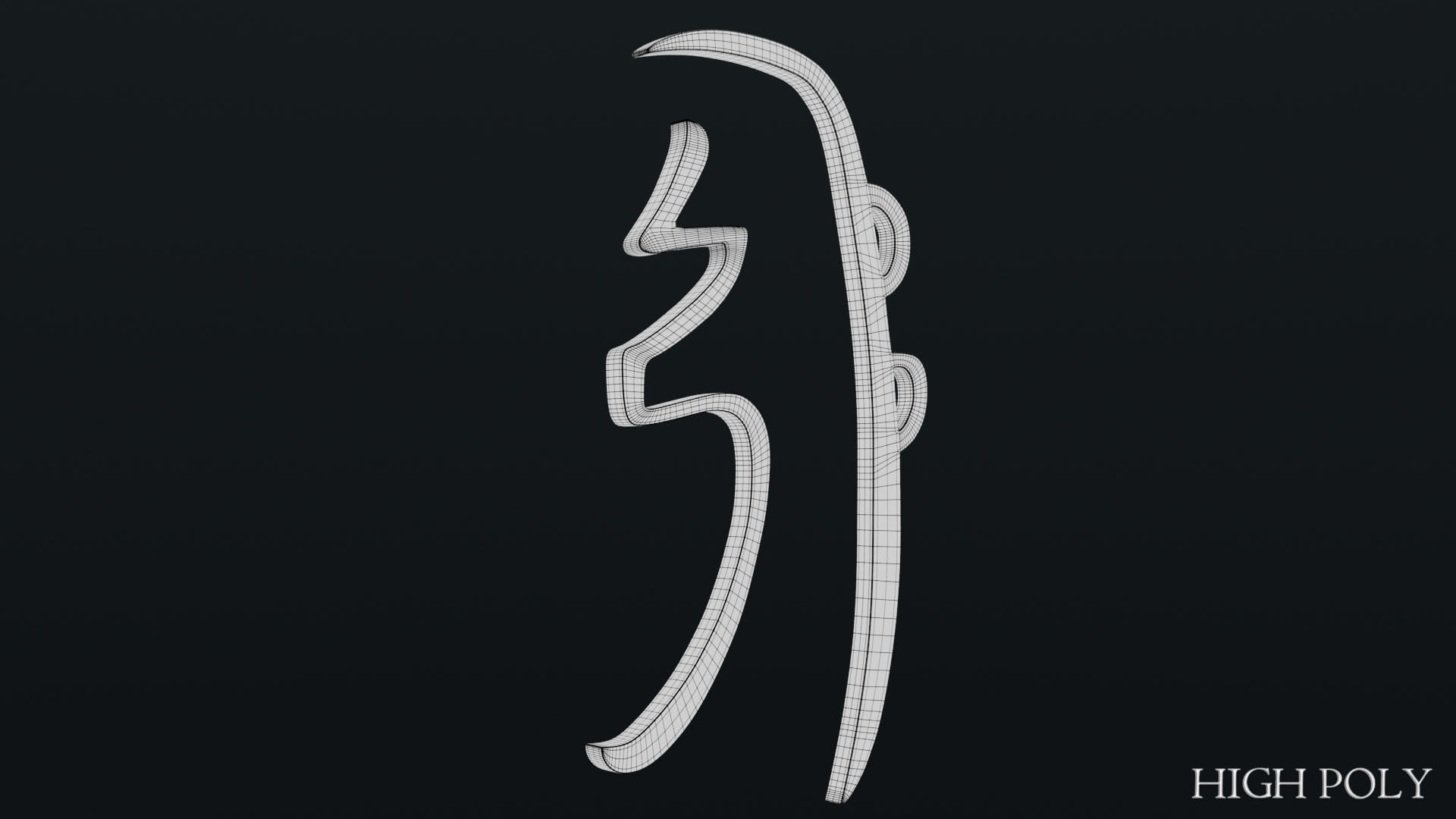 She He Ki Low-poly 3D model_29