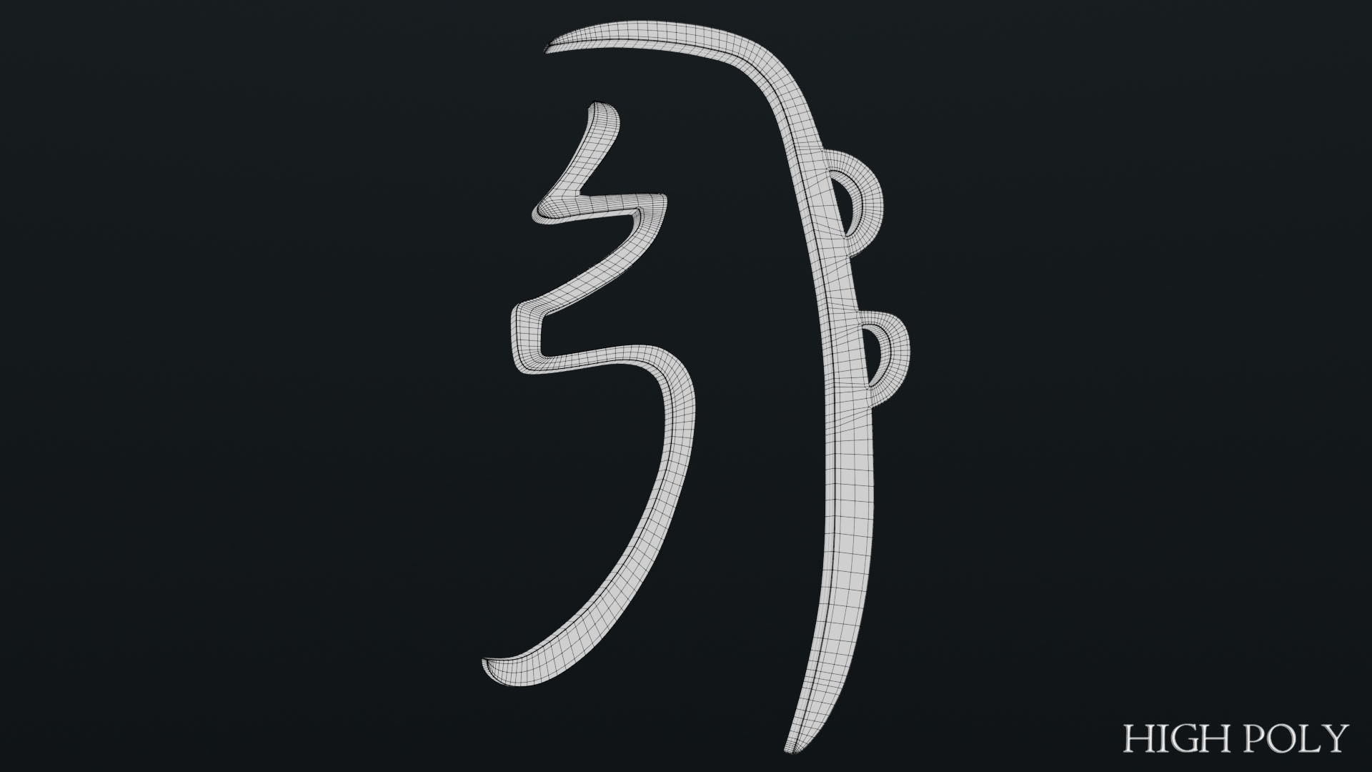 She He Ki Low-poly 3D model_5