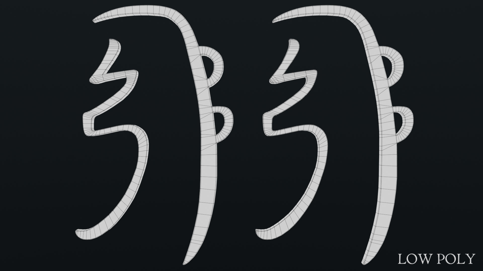 She He Ki Low-poly 3D model_76