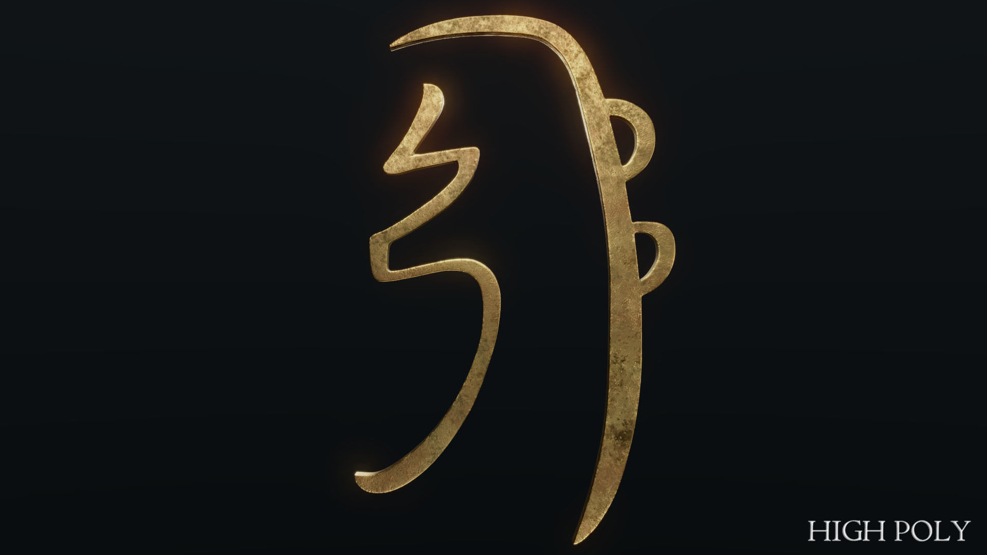 She He Ki Low-poly 3D model_6