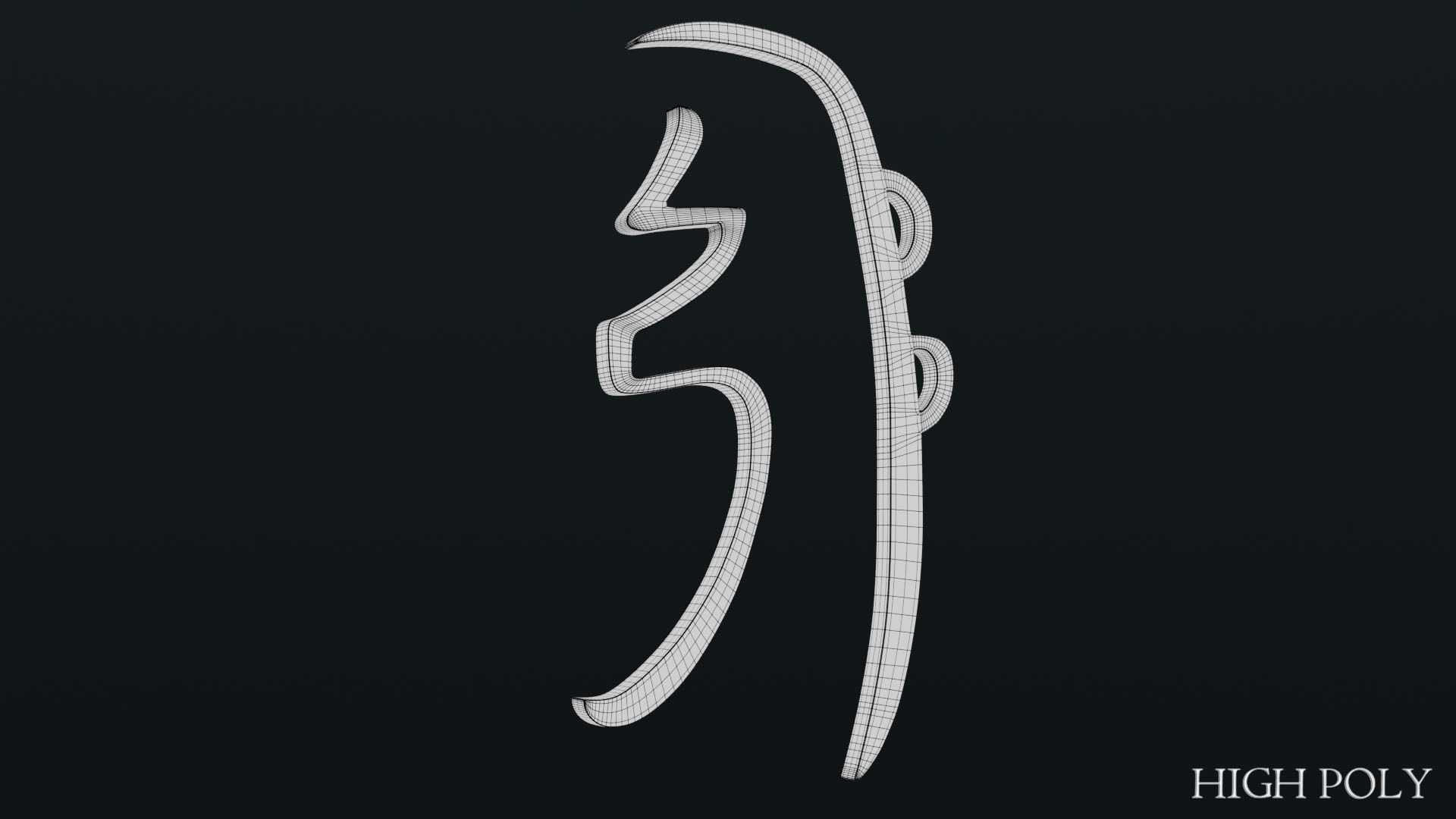 She He Ki Low-poly 3D model_11