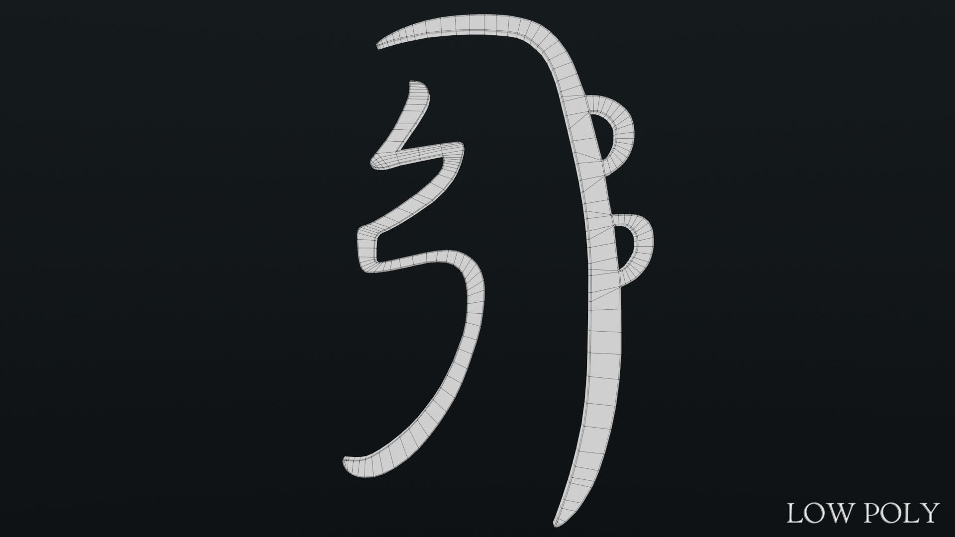 She He Ki Low-poly 3D model_35