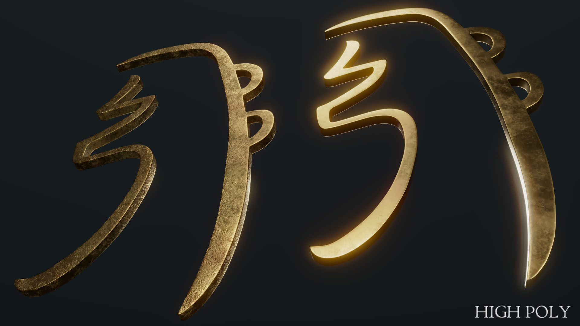 She He Ki Low-poly 3D model_63