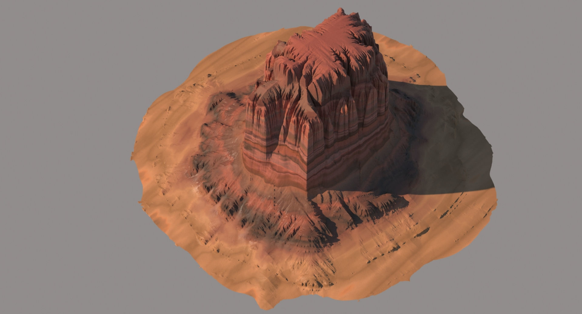 Arizona Mountain 2 3D model_2