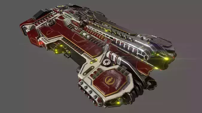 Imperial BALLISTA Medium Spinal Bow Section 3D model