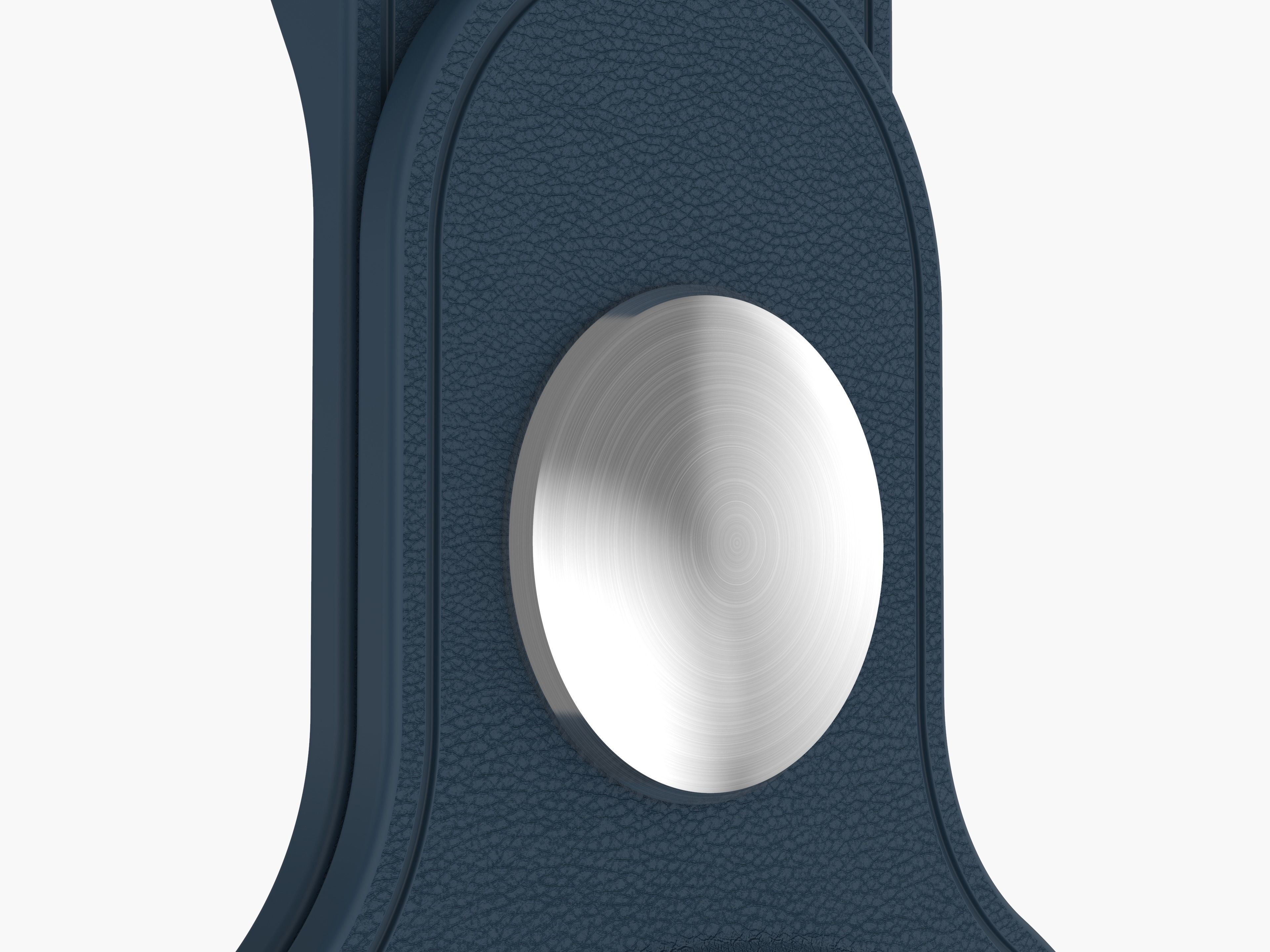 Apple AirTag with Leather Key Ring 3D model_9