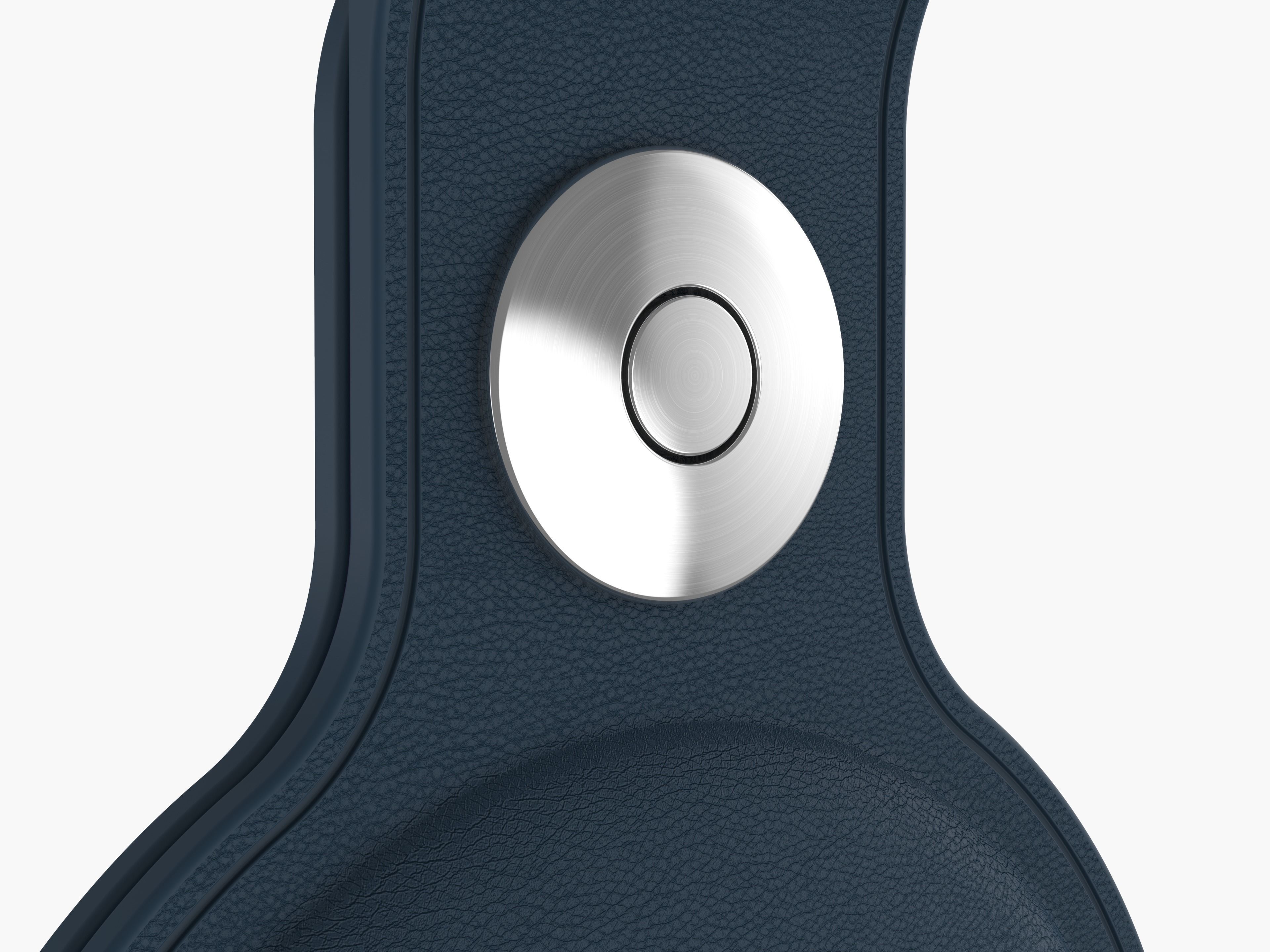 Apple AirTag with Leather Key Ring 3D model_8