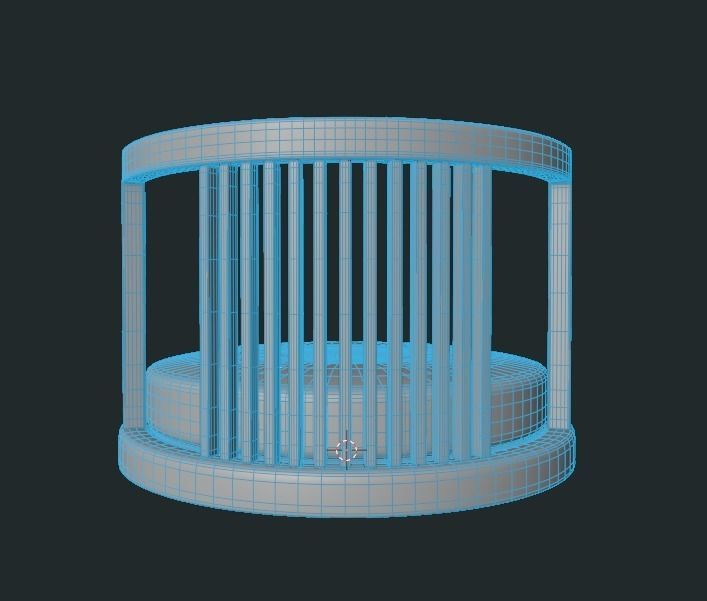 Tatami chair 3D model_7