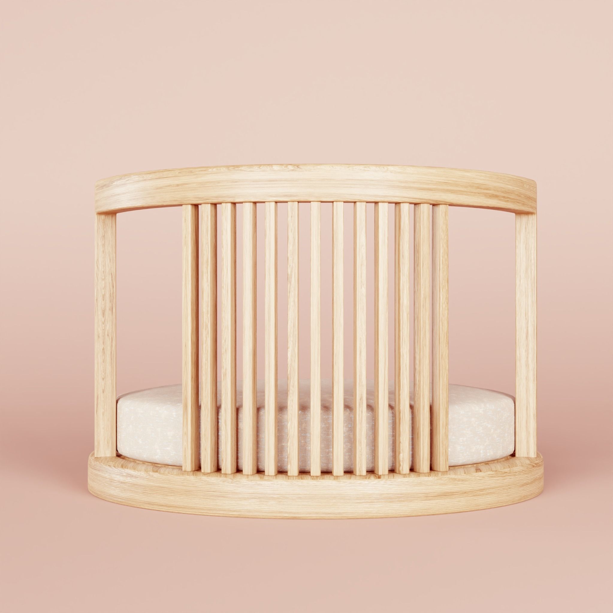Tatami chair 3D model_1