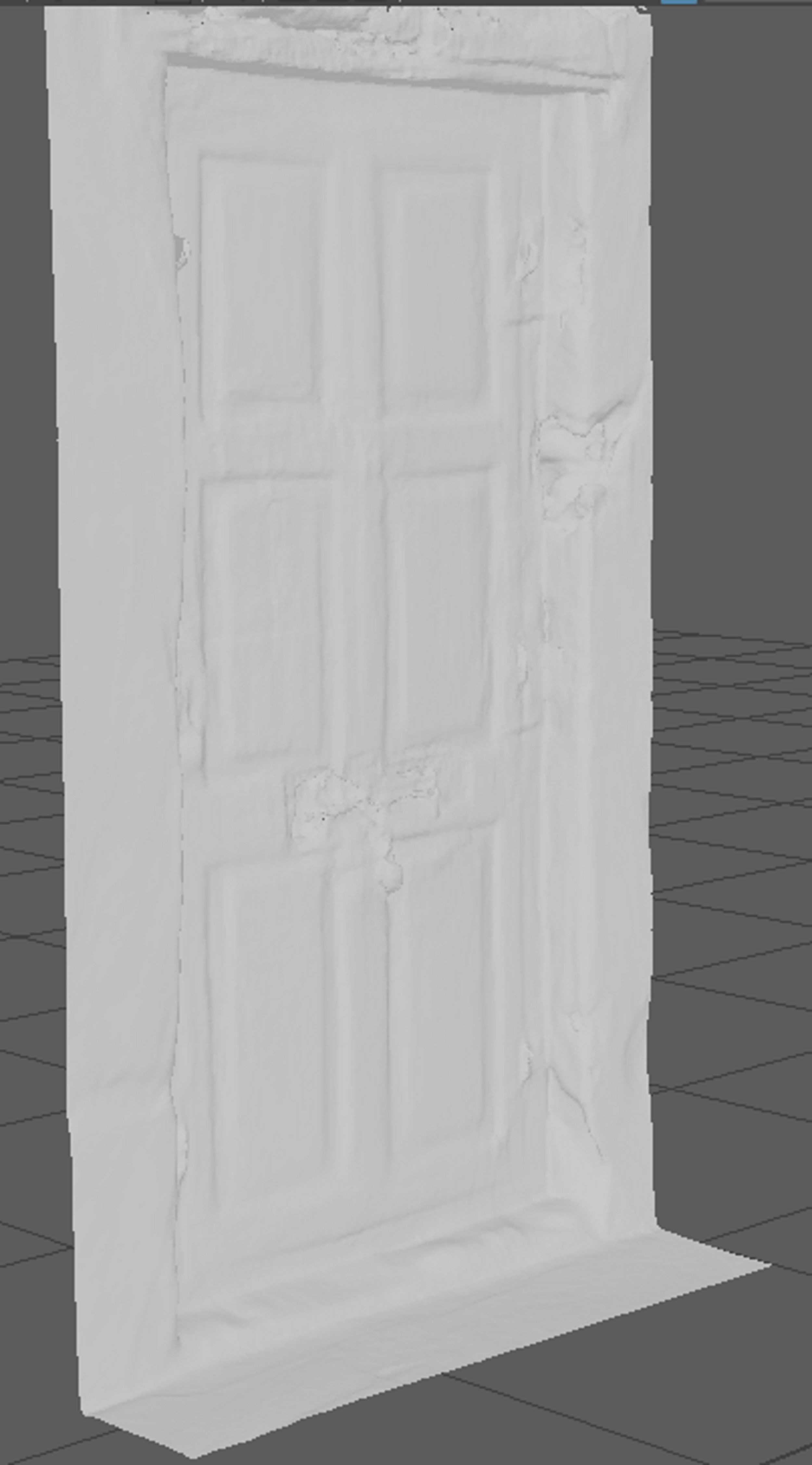 The structure of Wooden doors of Indian society 3D model_6