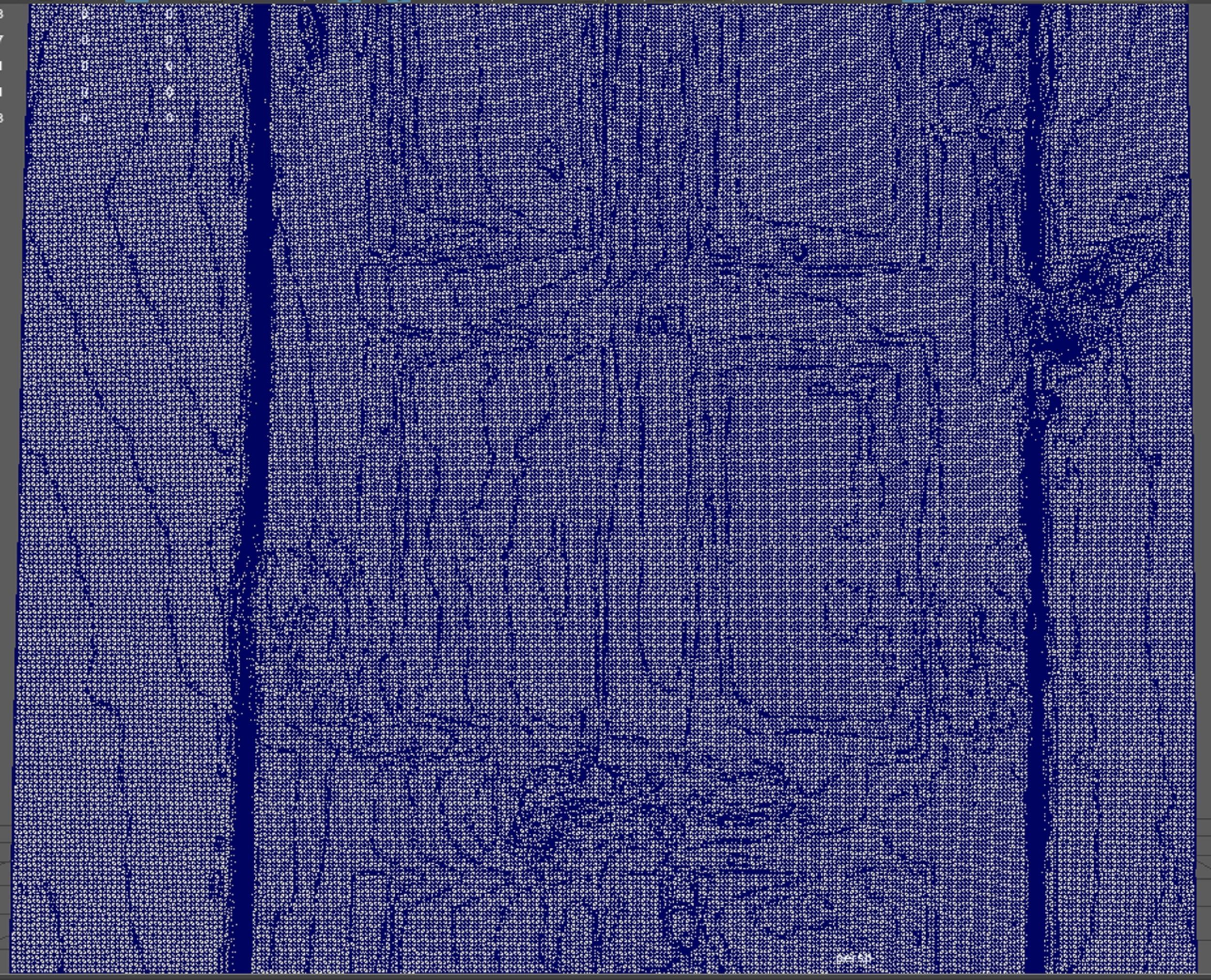 The structure of Wooden doors of Indian society 3D model_4