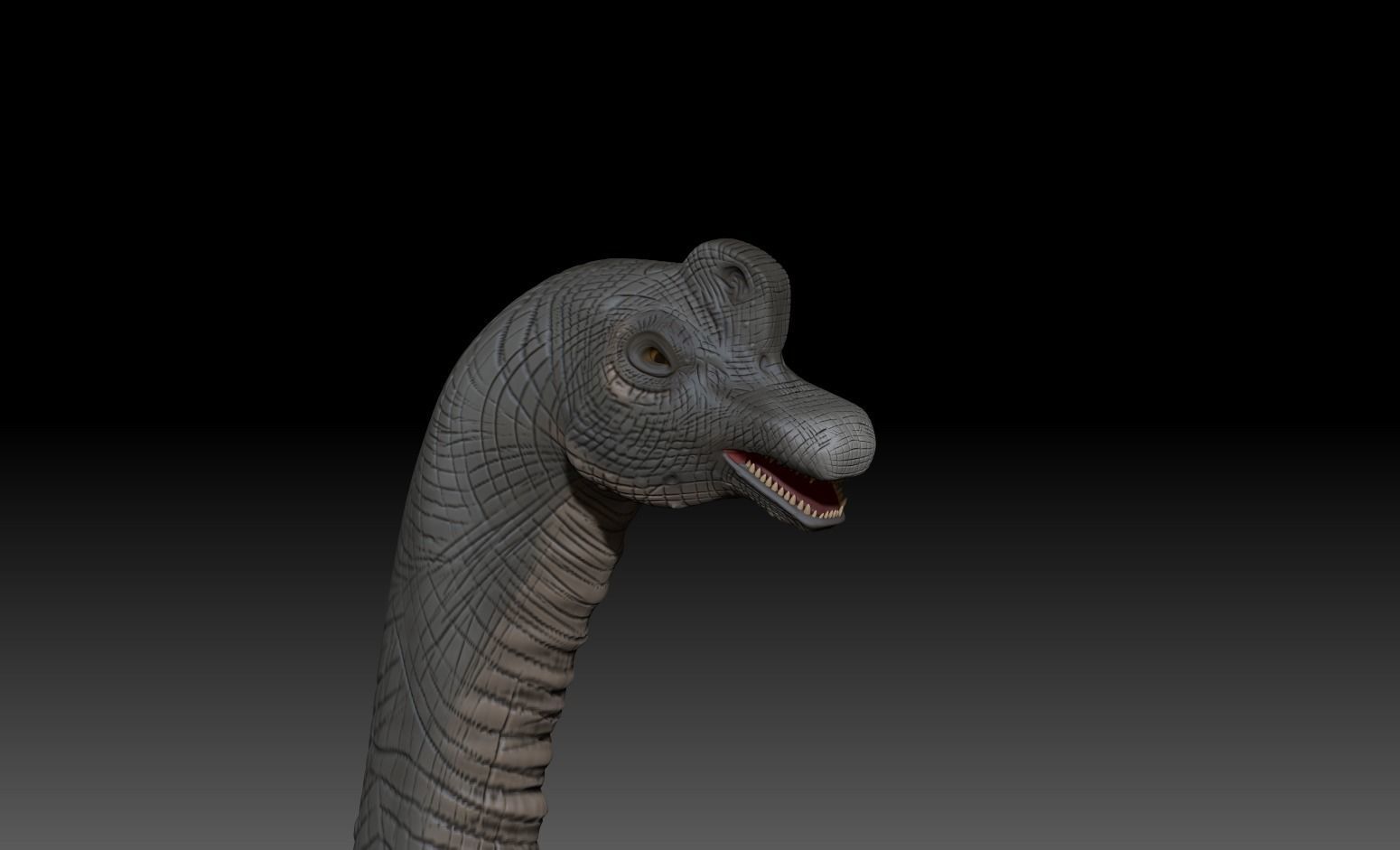 Brachiosaurus dinosaur 3D model_1