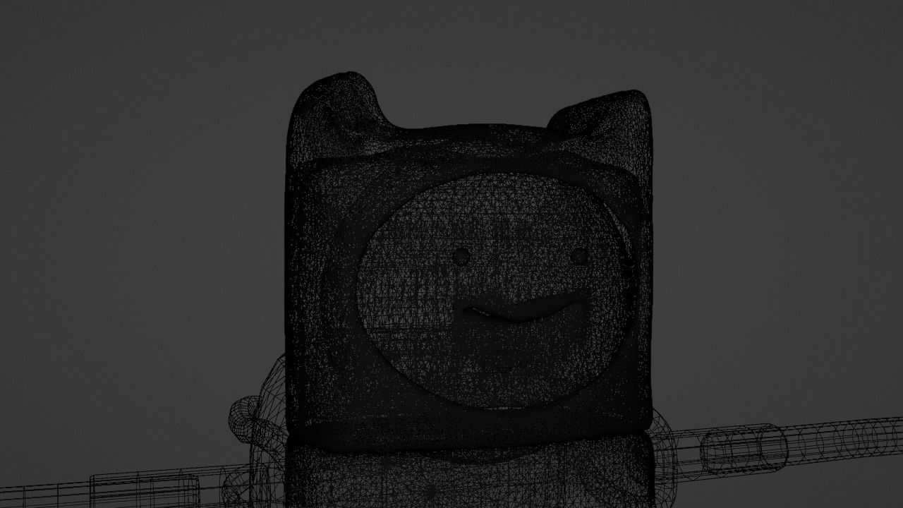Finn and Jake Rigged models Low-poly 3D model_16