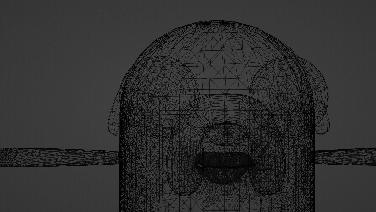 Finn and Jake Rigged models Low-poly 3D model_17
