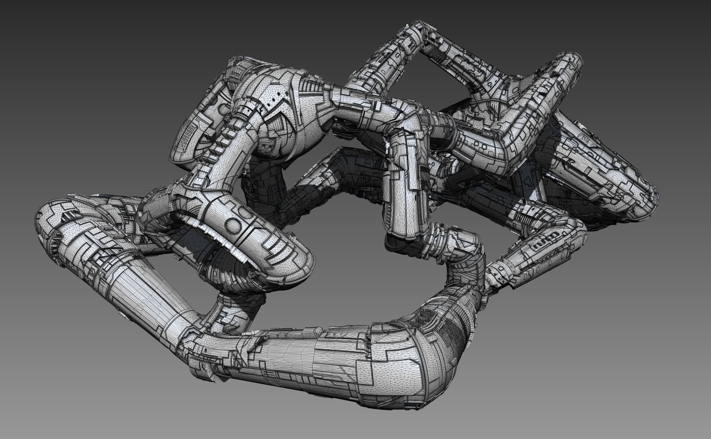 space equipment node 00137 3D model_2