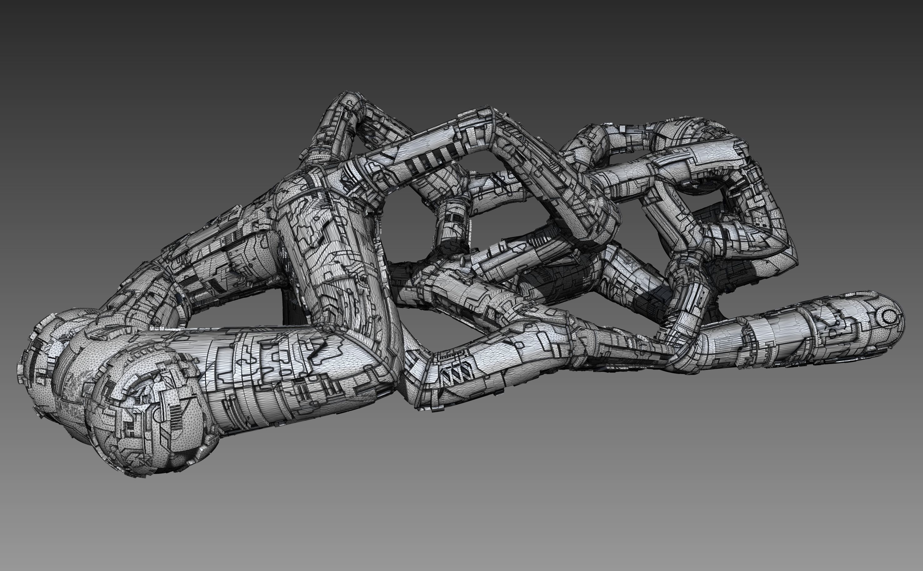 space equipment node 00137 3D model_8