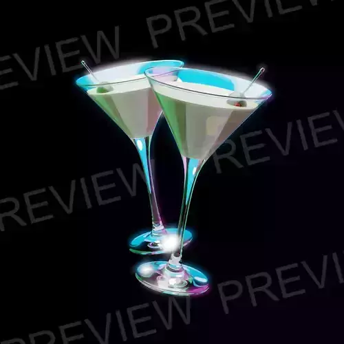 Animated HD Martini Icon