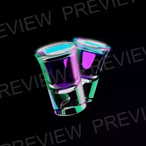Animated HD Shots Glass Icon
