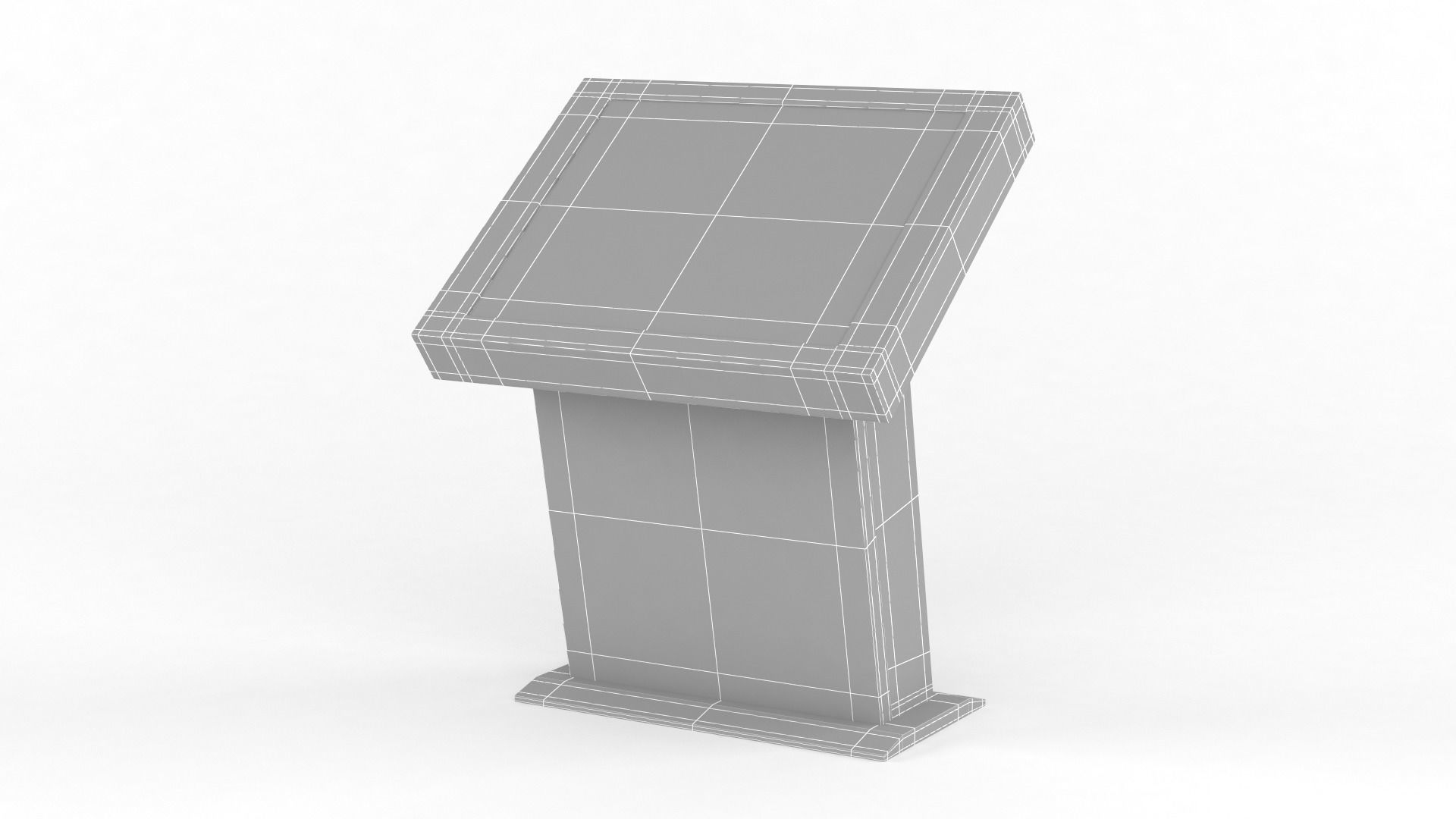 Electronic Kiosk 3D model_8