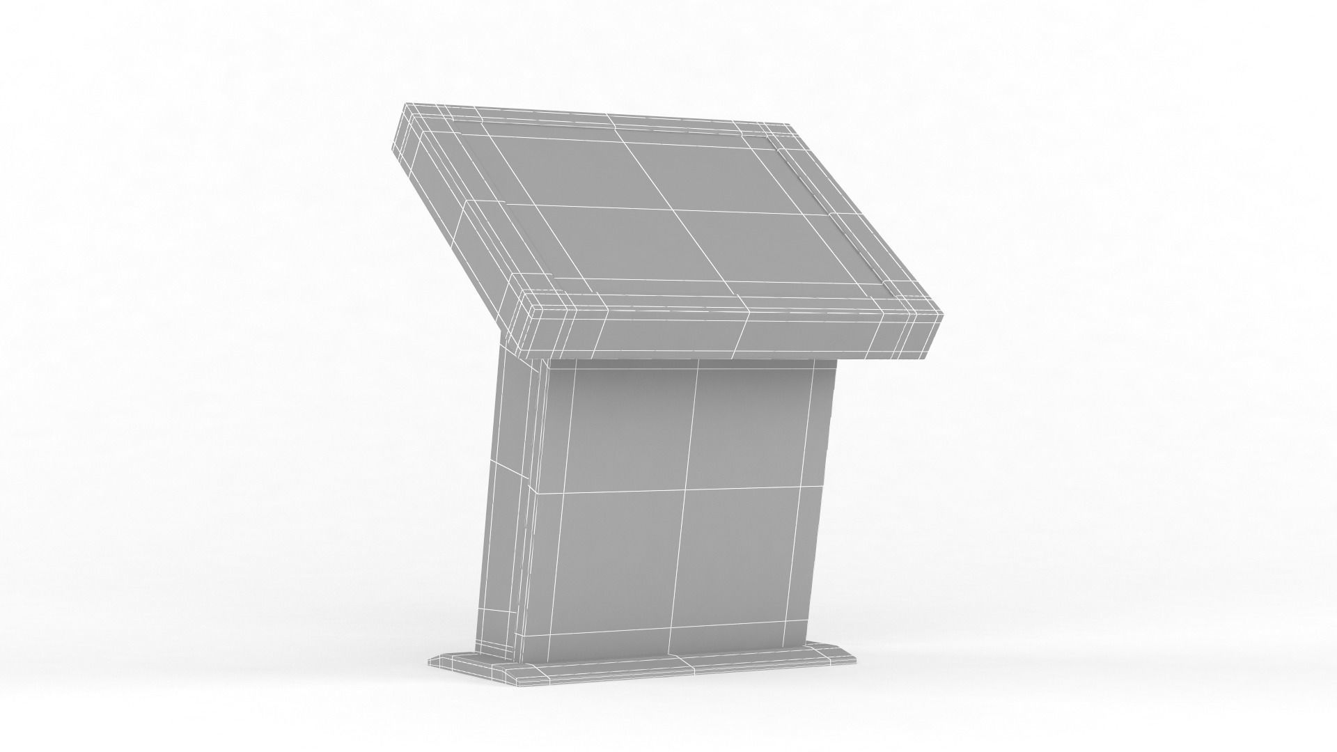 Electronic Kiosk 3D model_11