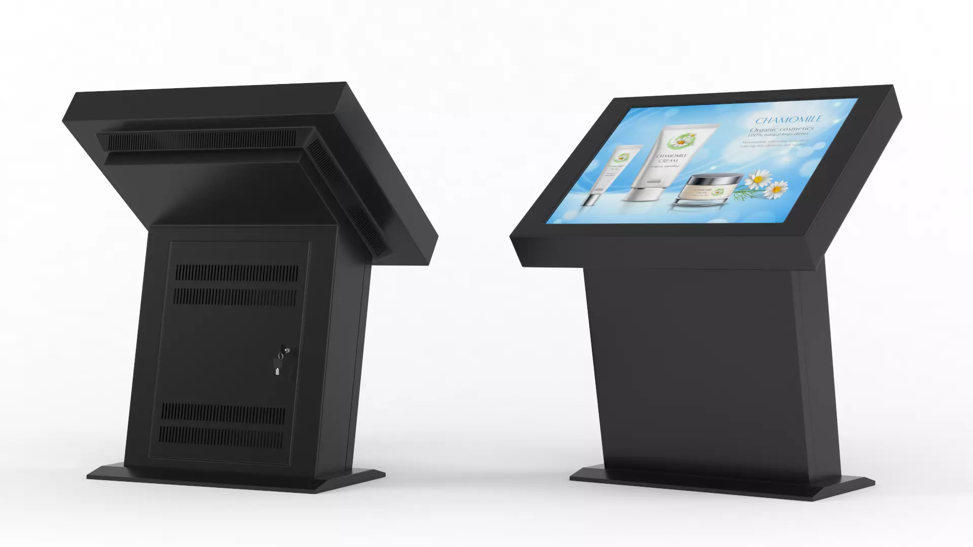 Electronic Kiosk 3D model_0
