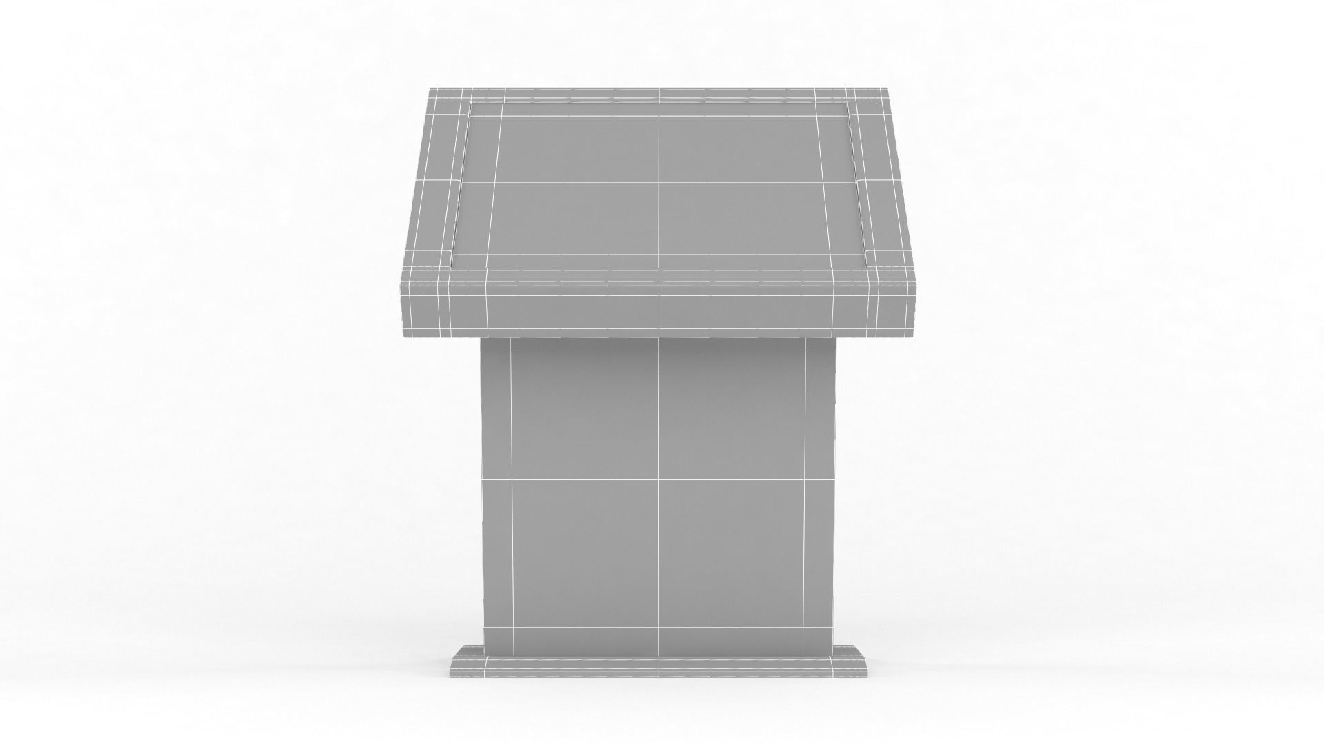 Electronic Kiosk 3D model_7