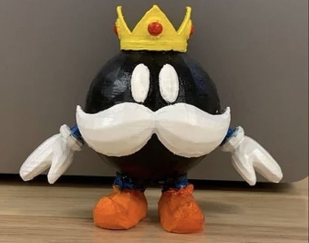 King Bob Omb 3D print model