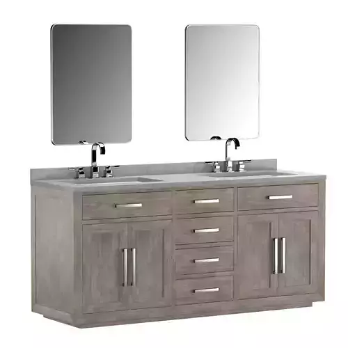 KEMPTON OAK DOUBLE VANITY