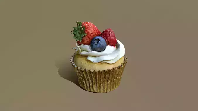 Berries Cupcake