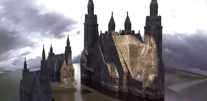 Ukraine style churchs Dark medieval theme