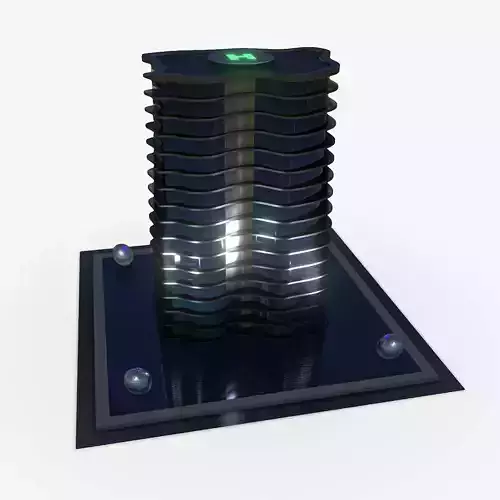 Art Skyscraper 3D model