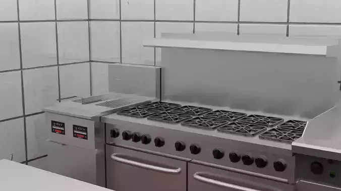 Simple Commercial Kitchen