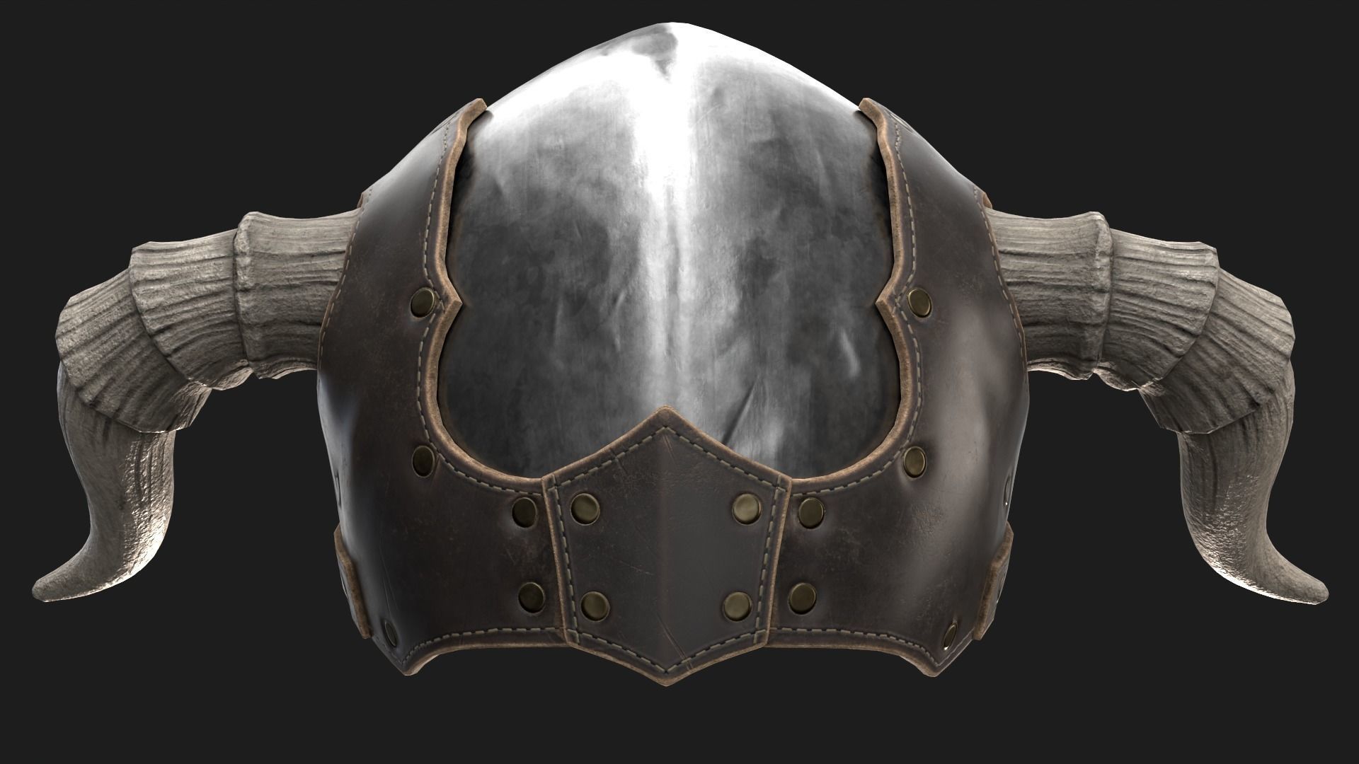 Dark LORDS Helmet Low-poly 3D model_27