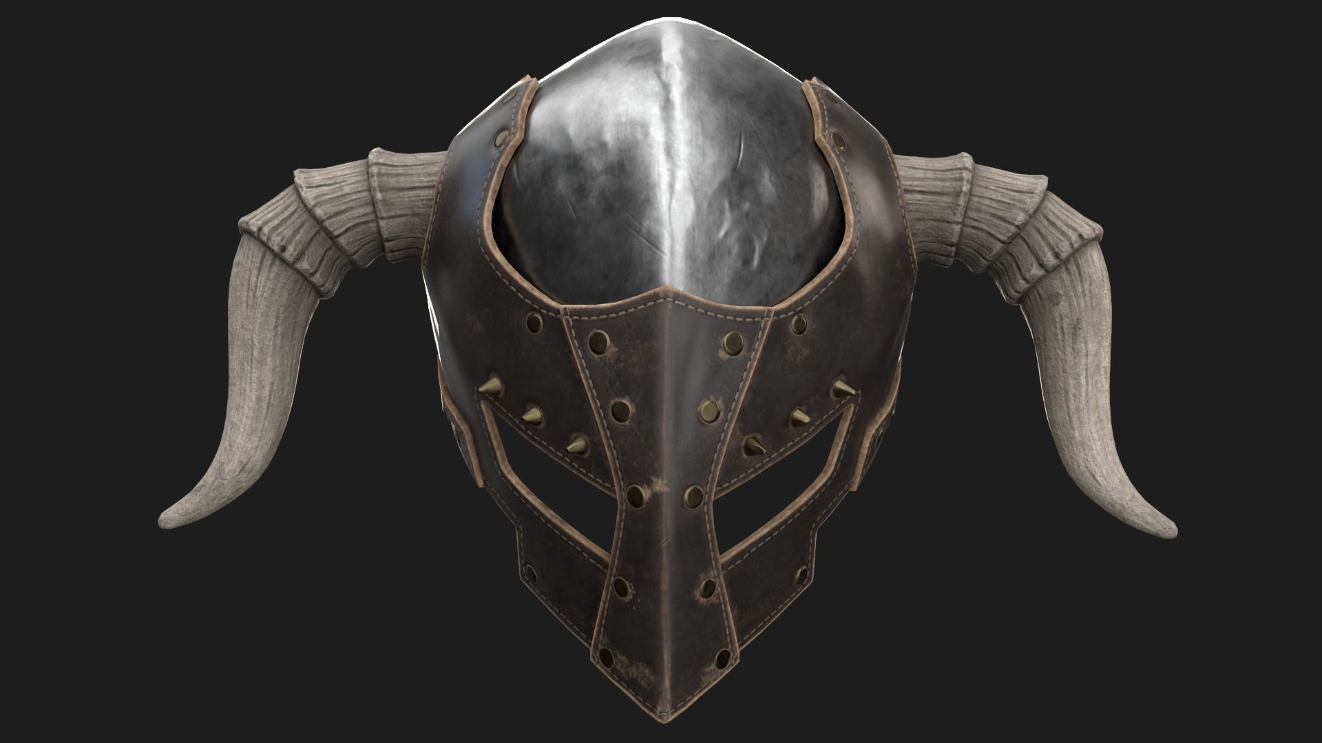 Dark LORDS Helmet Low-poly 3D model_31
