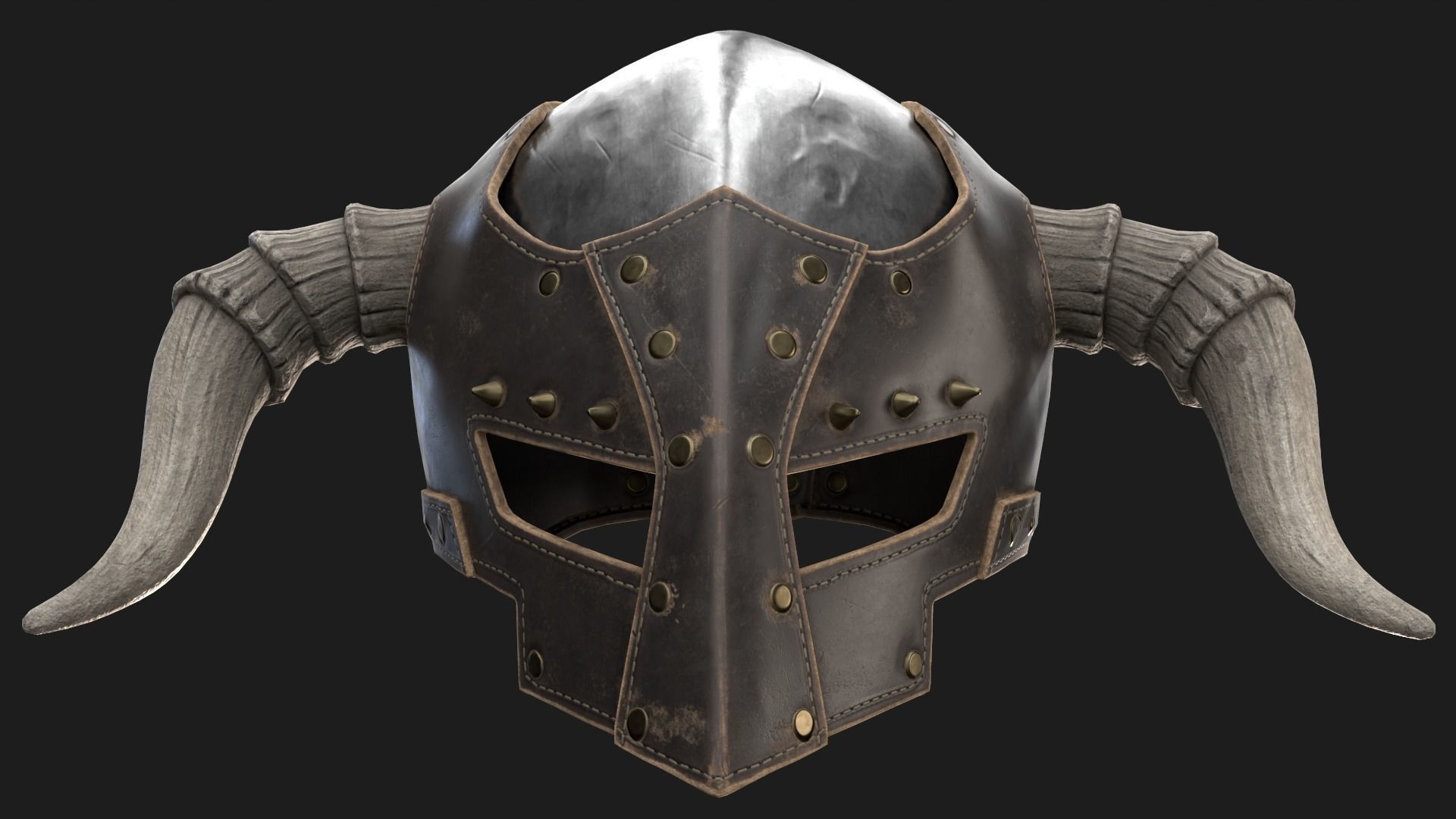 Dark LORDS Helmet Low-poly 3D model_2