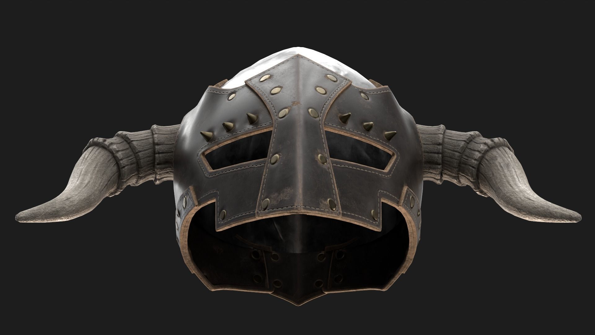 Dark LORDS Helmet Low-poly 3D model_26