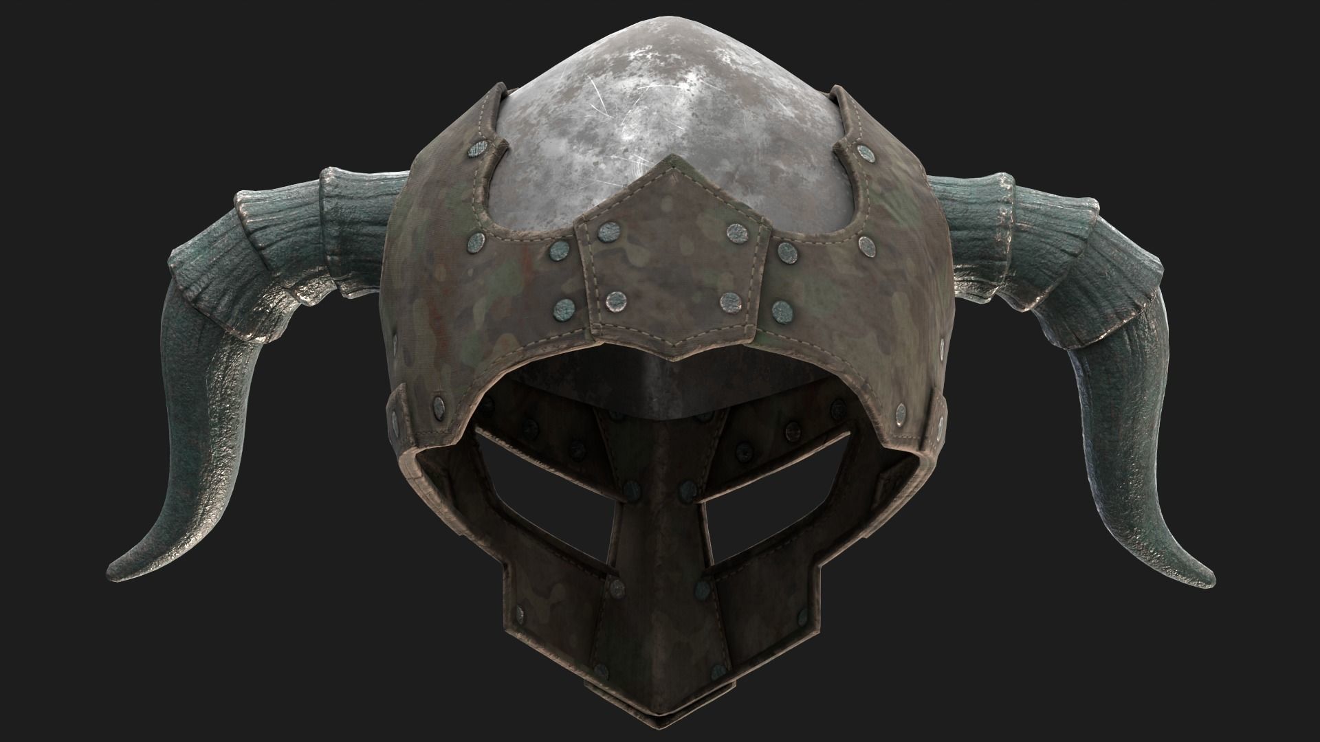 Dark LORDS Helmet Low-poly 3D model_24