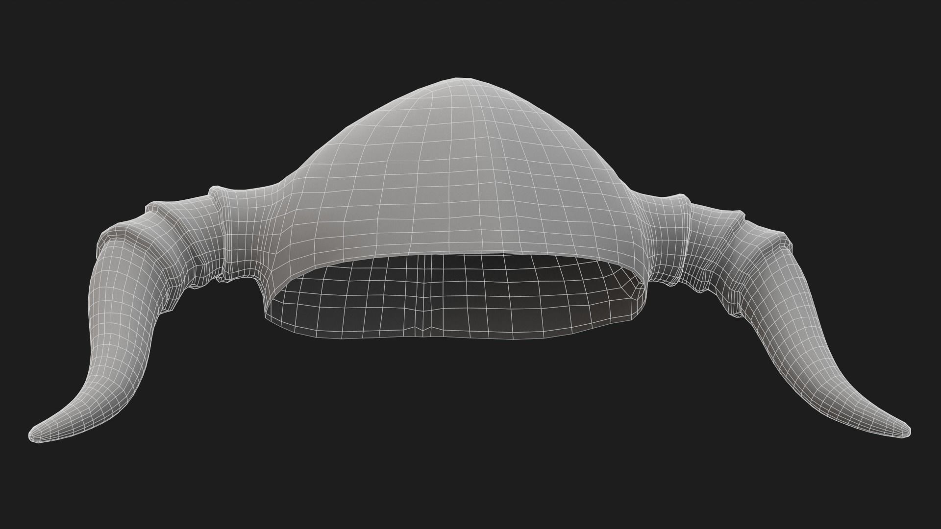 Dark LORDS Helmet Low-poly 3D model_38