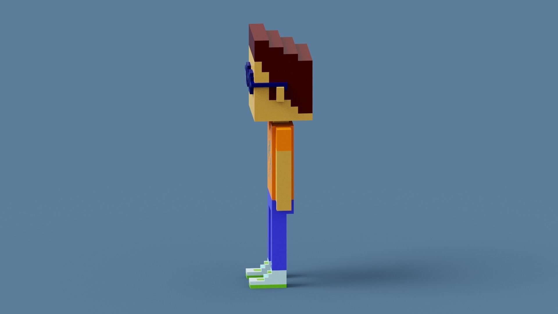 NFT Voxel Character Low-poly 3D model_5