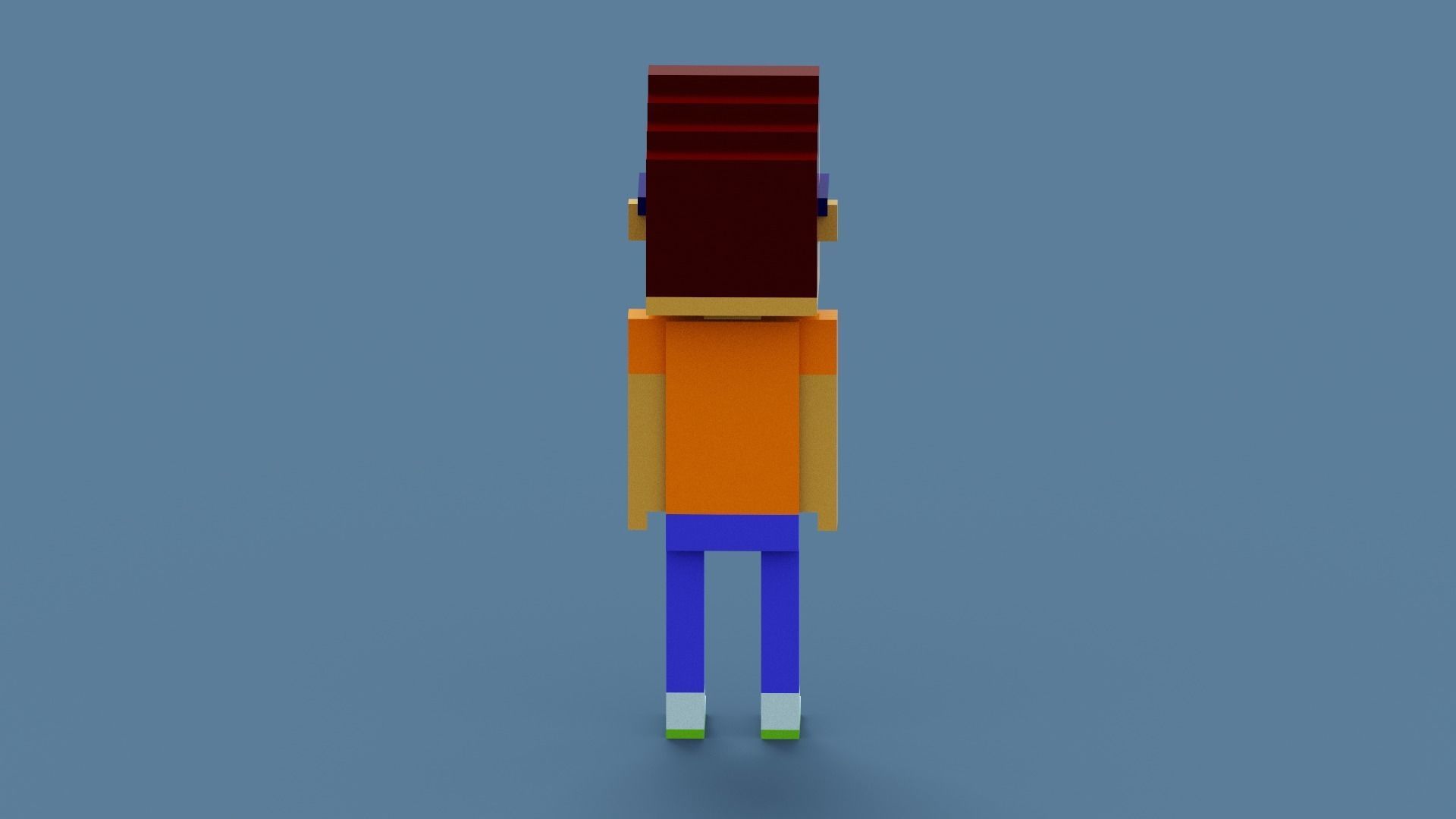 NFT Voxel Character Low-poly 3D model_9
