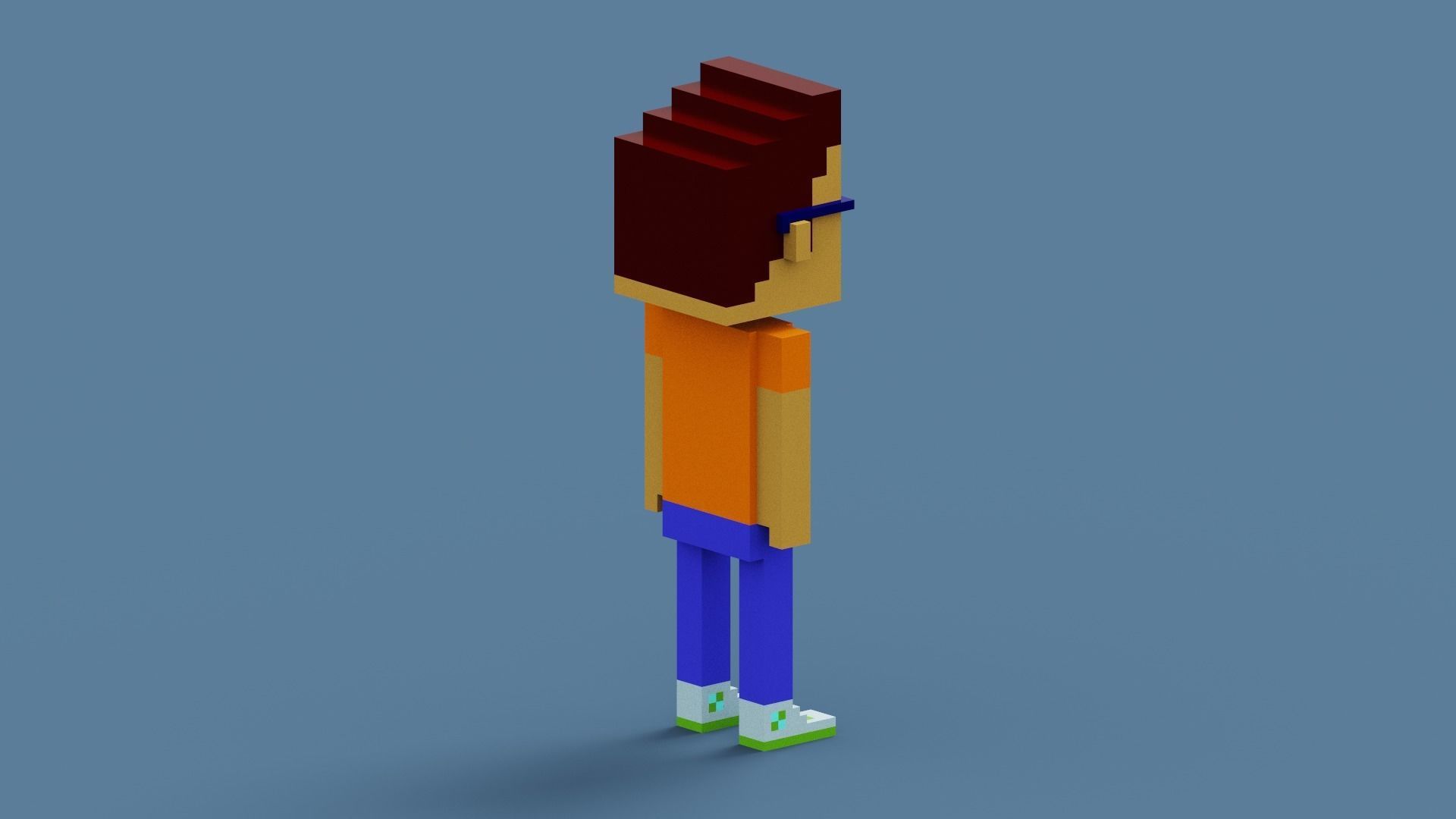 NFT Voxel Character Low-poly 3D model_11