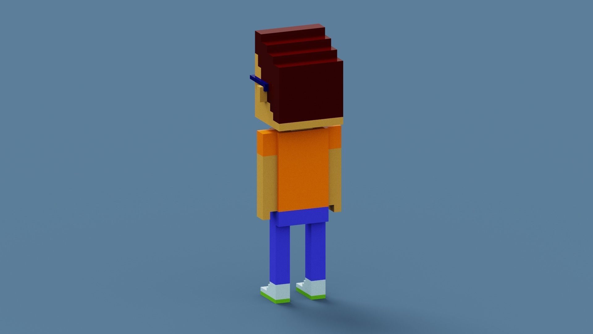 NFT Voxel Character Low-poly 3D model_8