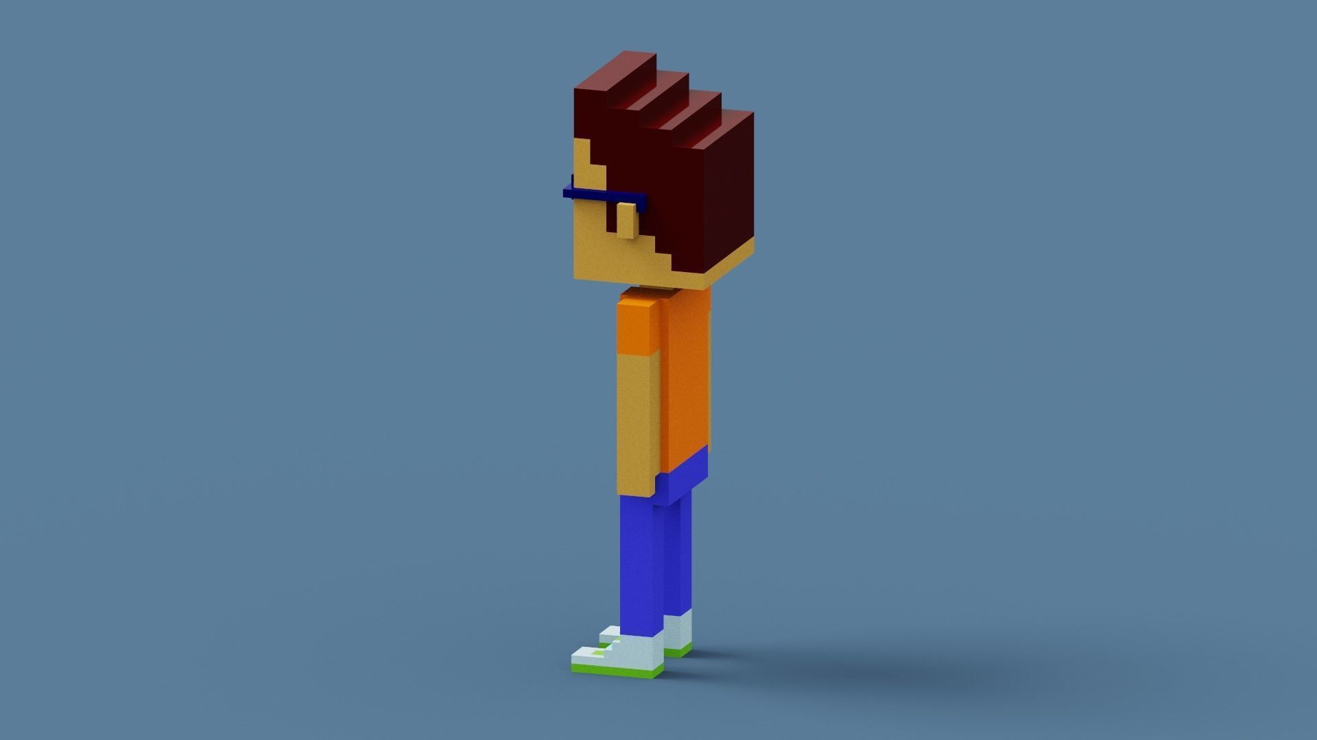 NFT Voxel Character Low-poly 3D model_6