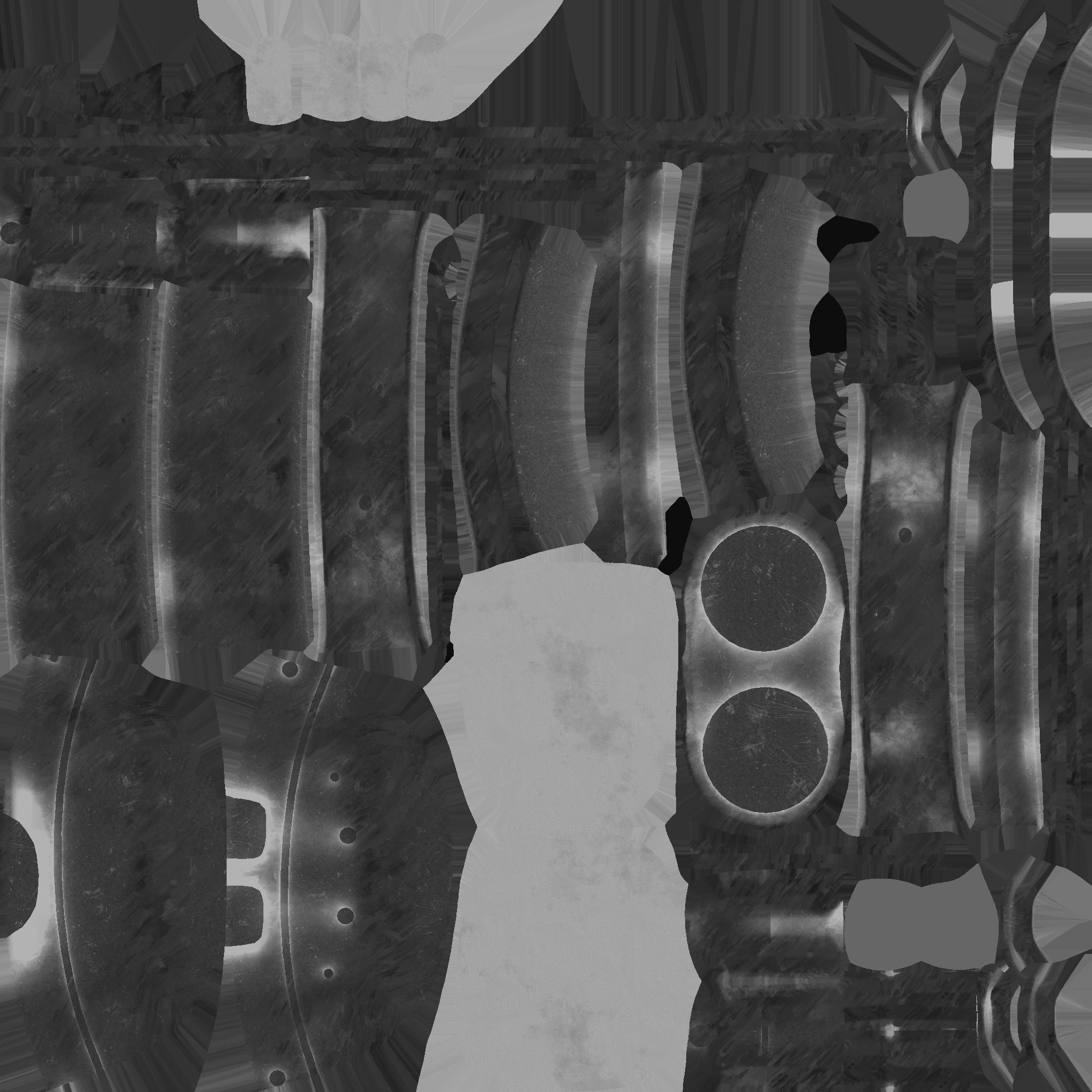 Jetpack C08 Gold - SciFi Character Design Low-poly 3D model_25